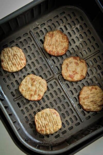 Air Fryer Sausage Patties - Cook From Fresh or Frozen