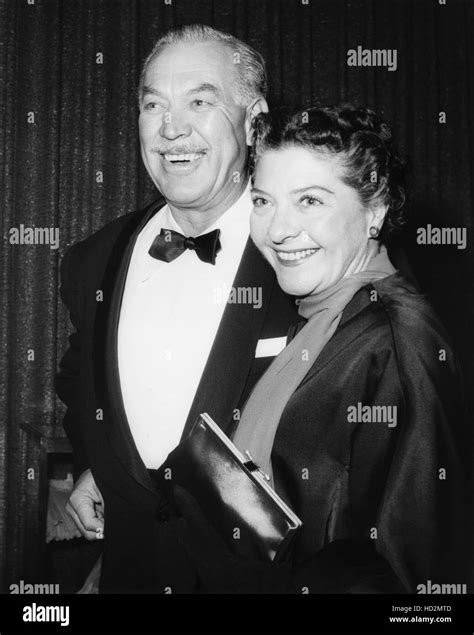 Ward Bond (left) and wife Mary Louise May at the Screen Directors Guild ...