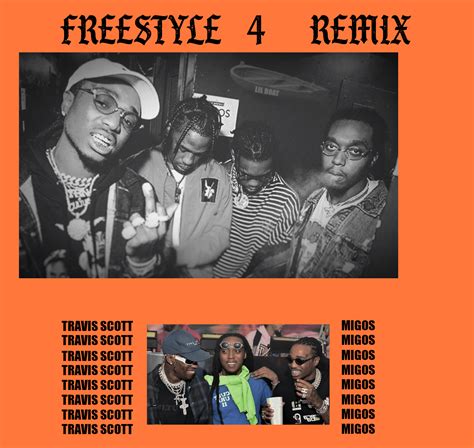 Kanye West Ft. Travis Scott & Migos - Freestyle 4 Remix : r/freshalbumart