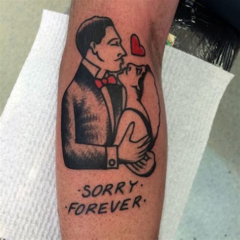 Sorry forever tattoo - Tattoogrid.net