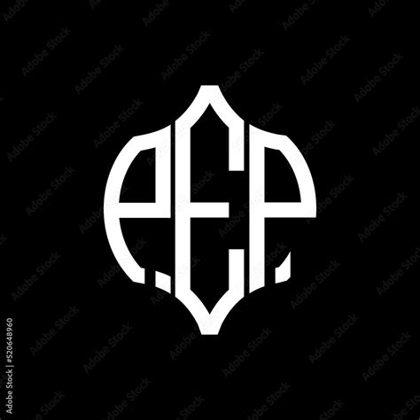 PEP letter logo. PEP best black background vector image. PEP Monogram logo design for ...