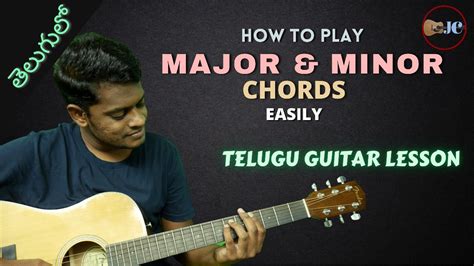 Major & Minor East First Basic Guitar Chords - Telugu Beginner Guitar ...