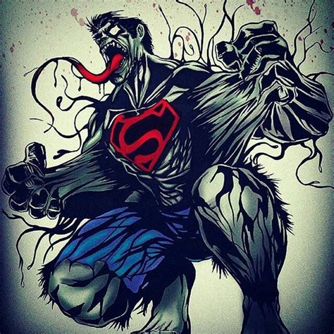 Symbiote superman Dc Comics Batman, Marvel Dc, Superman, Marvel Heroes ...