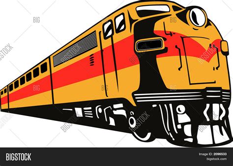 Freight Train Vector & Photo | Bigstock