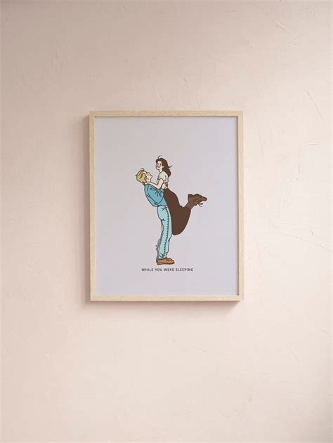 While You Were Sleeping Movie Printable Illustration Art - Etsy