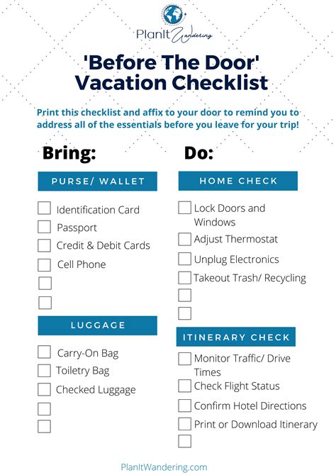 Last-Minute Vacation Prep Checklist | Vacation checklist, Last minute vacation, Vacation prep