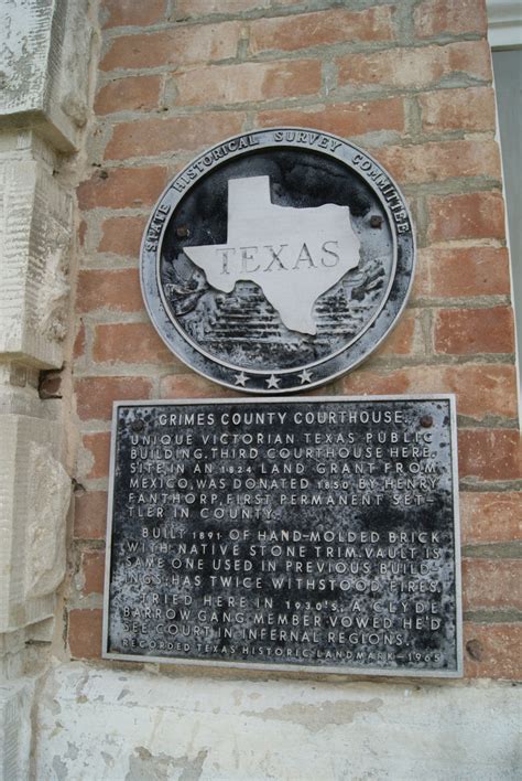 Grimes County Courthouse - TEXAS HISTORICAL MARKERS