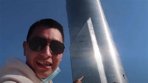 Youtuber se graba en la Starship de SpaceX