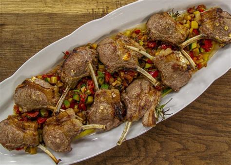 Stuffed Lamb Chops with Ratatouille - James Martin Chef