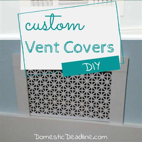 How to Make Custom Air Vent Covers - Domestic Deadline