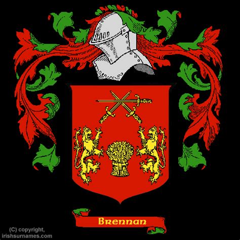 Brennan Coat of Arms, Family Crest - Free Image to View - Brennan Name Origin History and ...