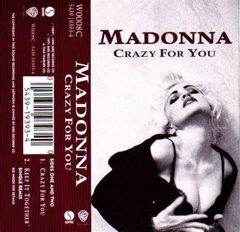 Crazy For You UK cassette single | Madonnashop