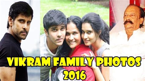 Vikram Family Photos - Tamil Actor Chiyaan Vikram Family Photos UNSEEN ...