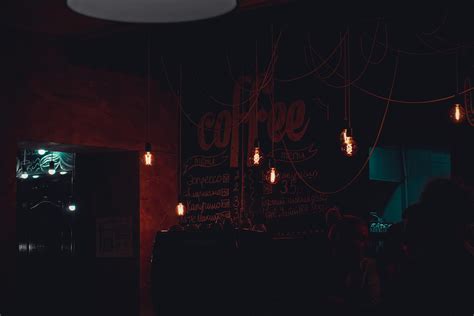 coffee shop lights on · Free Stock Photo