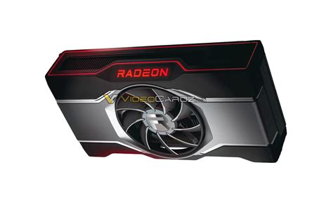 Leaked render shows the AMD Radeon RX 6600 XT as a single-fan graphics card; 8-pin power ...