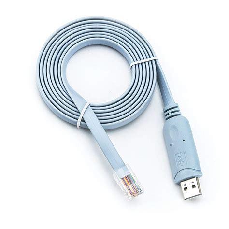 Cisco Compatible Console Cable, 6ft, FTDI USB to RJ45 Console Cable ...