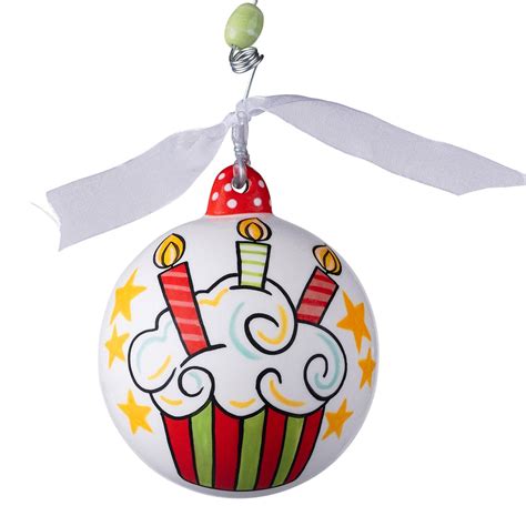 Sing Out Happy Birthday Jesus With This Cute Cupcake Christmas Ornament ...