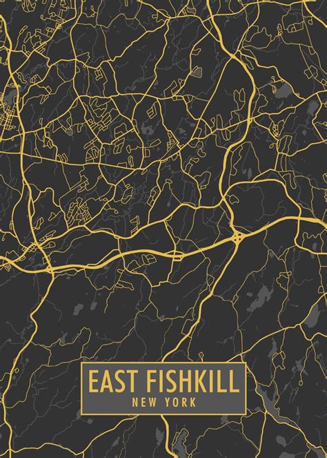 'East Fishkill NY' Poster by Miracle Studio | Displate