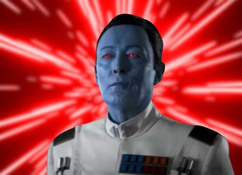 Grand Admiral Thrawn finally shows the tip of his nose (trailer ...