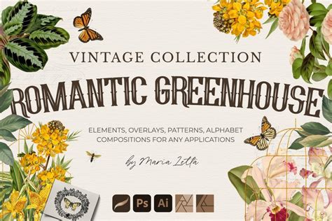 Romantic Greenhouse Vintage Collection - Design Cuts