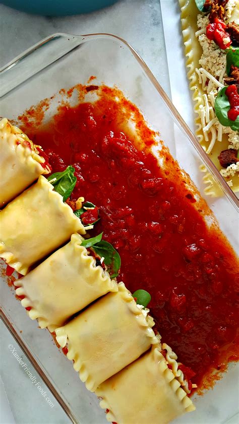Vegan Lasagna Roll-ups · Allergylicious