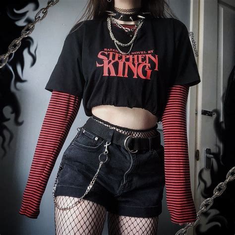 BLVCK.PL 🌹 aesthetic • grunge on Instagram: “how great is this outfit by @lxshlouise? 🎈 ...