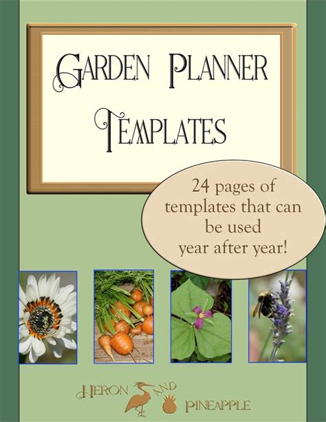 printable Garden Planner templates