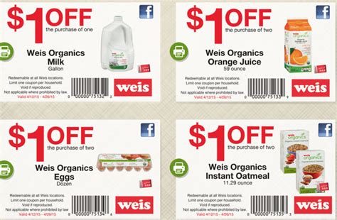 Weis Exclusive Coupons - Save On Organic Eggs & More!Living Rich With Coupons®