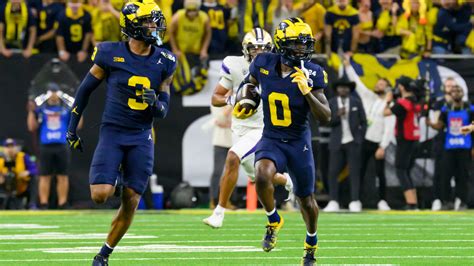 Mike Sainristil's late interception helps Michigan seal national ...