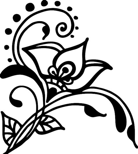 Free vector graphic: Flower, Henna, Vines, Swirl - Free Image on ...