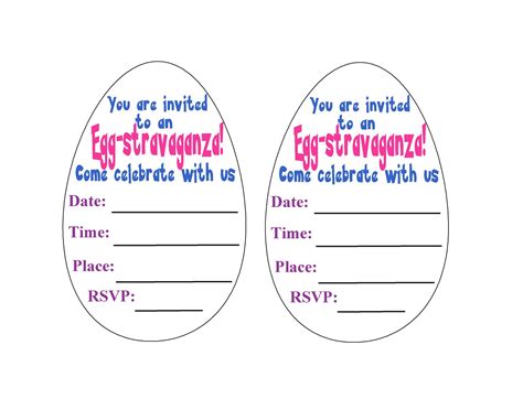 Egg-stravaganza Invitation