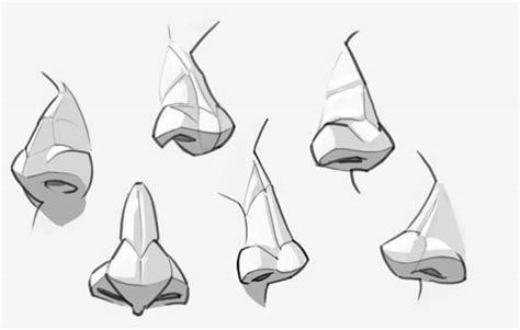 Cómo dibujar una nariz paso a paso