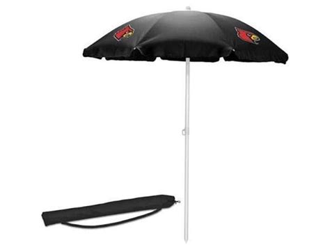 Black Louisville Cardinals 5.5& Portable Beach Umbrella - WGL-03