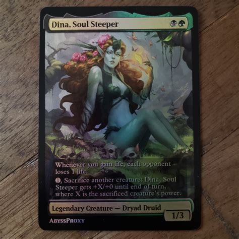 Dina, Soul Steeper #A - Foil - Abyss Proxy Shop