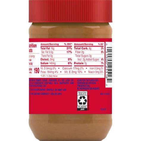 Jif® Creamy Peanut Butter Spread, 16 oz - Fry’s Food Stores