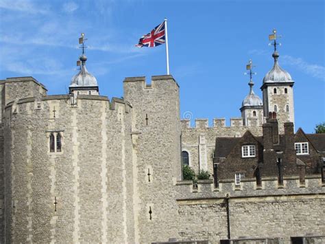 Historic Old Stone Buildings Surround the Tower of London Stock Photo - Image of architecture ...