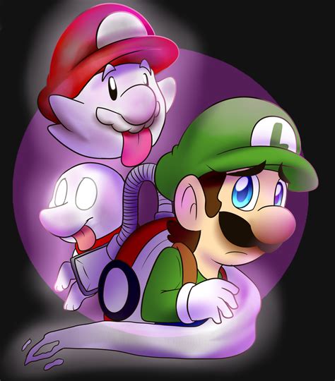 Luigi's mansion with boo mario by PheonixBirdofFIre46.deviantart.com on ...