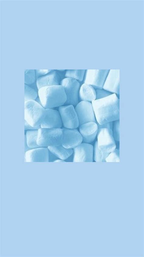 Dreamy Blue Marshmallow Aesthetic