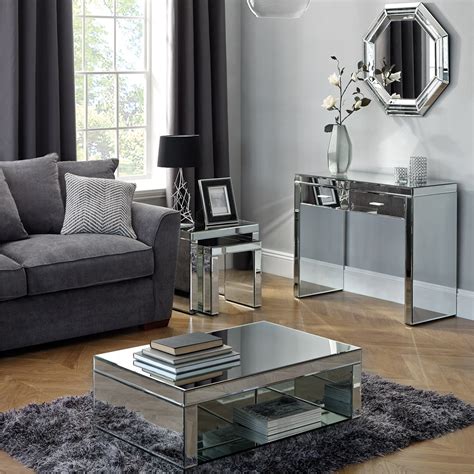 Venetian Mirrored Living Room Collection | Dunelm