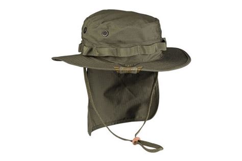 Boonie with neck flap mil-tec olive - Bonnies bush hat - Airsoft store, replicas and military ...