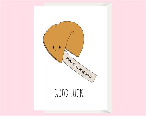 Funny Good Luck Card / Cute Good Luck Card / Greeting Card