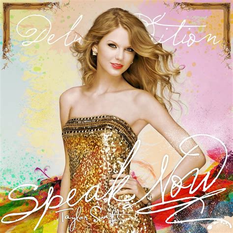 Taylor Swift Speak Now Album Cover Deluxe