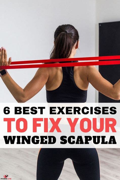 6 Best Exercises To Fix Your Winged Scapula in 2020 | Scapula exercises, Winged scapula ...