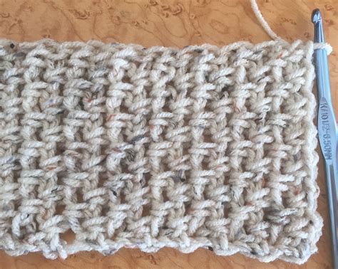 Easy Crochet Scarf Free Pattern Using Moss Stitch