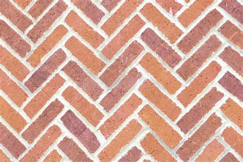 Red Brick Herringbone Background Stock Photo - Image of herringbone ...