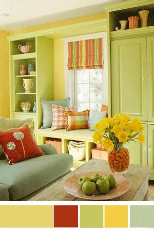 Brighten Your Home with Yellow-Green Spring Decorating