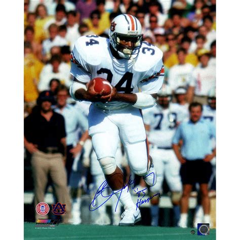 Bo Jackson Signed Auburn Running Vertical 16x20 Photo w/ "85 Heisman ...