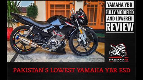 YAMAHA YBR 125 ESD | Lowest YBR in Pakistan | Fully Modified - YouTube