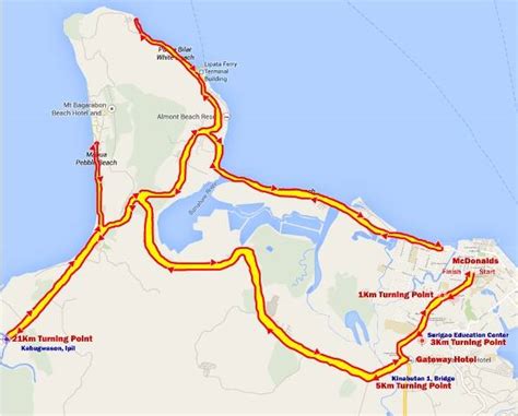 1st-surigao-city-marathon-2014-route-map | Pinoy Fitness