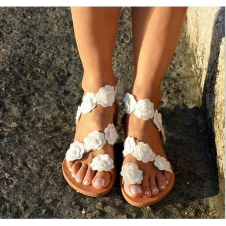 Beach Thong Sandals for Women, 2021 New Womens Bohemia Flat Sandals ...